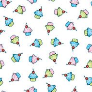 Repeatable Cupcake Pattern