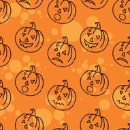 Sketchy Pumpkins Pattern