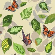 Seamless Butterfly Background