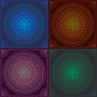 Rangoli Tiles Background