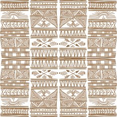 Seamless traditional Indian ornament N3