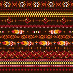 Seamless ethnic Indian pattern N2