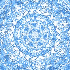 Doily round lace pattern