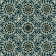 Set of decorative elements in oriental style (vector) N16