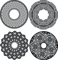 ancient pattern Vector illustration N7