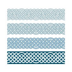 Edges of medieval style(Celtic knot) N6