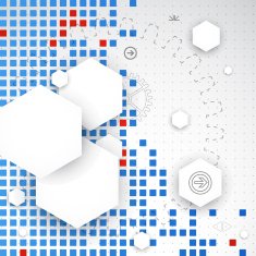 Abstract blank Pixel art Vector N2