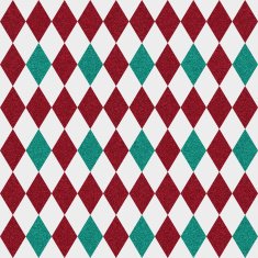 Seamless diamond glitter pattern on white paper N2