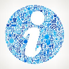 Info Fitness and Diet Vector Button Pattern N2