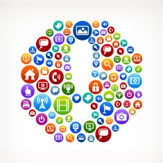 Attention Sign Technology Internet and Web Media Icon Pattern N2