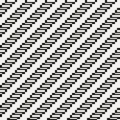 Seamless abstract geometric design on white paper