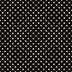 Seamless black paper with unusual white dots