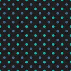 Seamless black paper with blue and aqua glitter dots