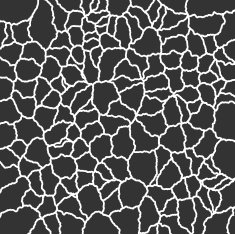 Cracked Pattern Background On Black