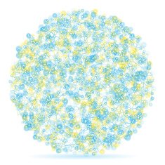 Morning Circle Abstract Network Pattern