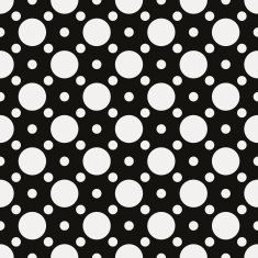 Seamless black paper with white dots N3