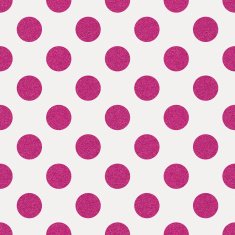 Seamless white paper with magenta glitter dots