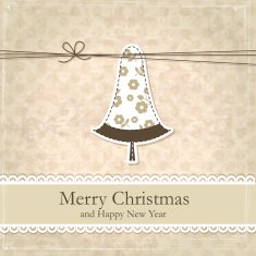 Grunge vintage Christmas background