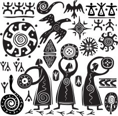 Elements for designing primitive art