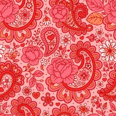 Paisley end roses