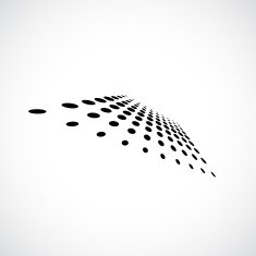 abstract black dots pattern background for design