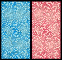 Coral pattern vertical backgrounds