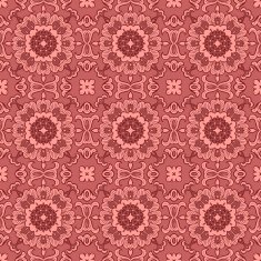 Red floral pattern N3