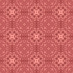 Red floral pattern N4