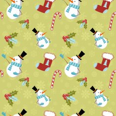 Seamless pattern with Christmas elements N12