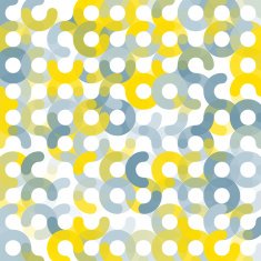 Electricity Geometric Circle Pattern Square