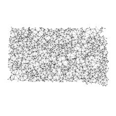 South Dakota Map Network Black And White