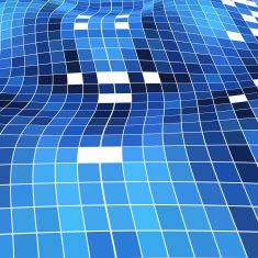 abstract blue check pattern background for design