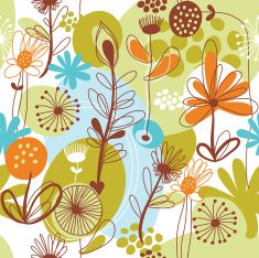 Seamless floral background N246