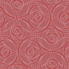 Seamless Swirly Wallpaper Pattern (vector & jpeg) N2