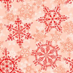 Seamless snowflakes pattern N6