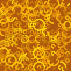 Safari Geometric Circle Background Pattern