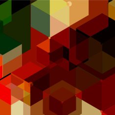 colorful hexagon geometry pattern background N2