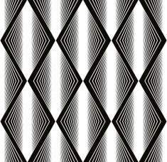 Seamless rhombus pattern abstract geometric black and white