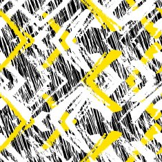 Hand drawn pattern with brushed zigzag line