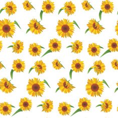 sunflower seamless pattern N3