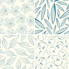 outline floral patterns N2