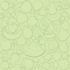 Seamless fruit pattern N4