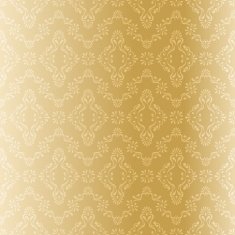 Seamless gold filigree damask pattern