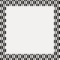 Paper with black and white frame geometric pattern N2