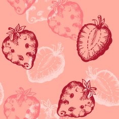 Strawberry seamless pattern N6