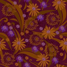 Flower in Burgundy Summer N2