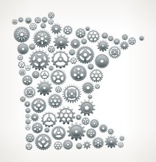 Minnesota Metallic Gears and Pinions Pattern