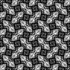 Black and white wallpaper pattern N108