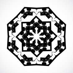 abstract black technology pattern background