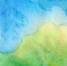 Blue green watercolor background